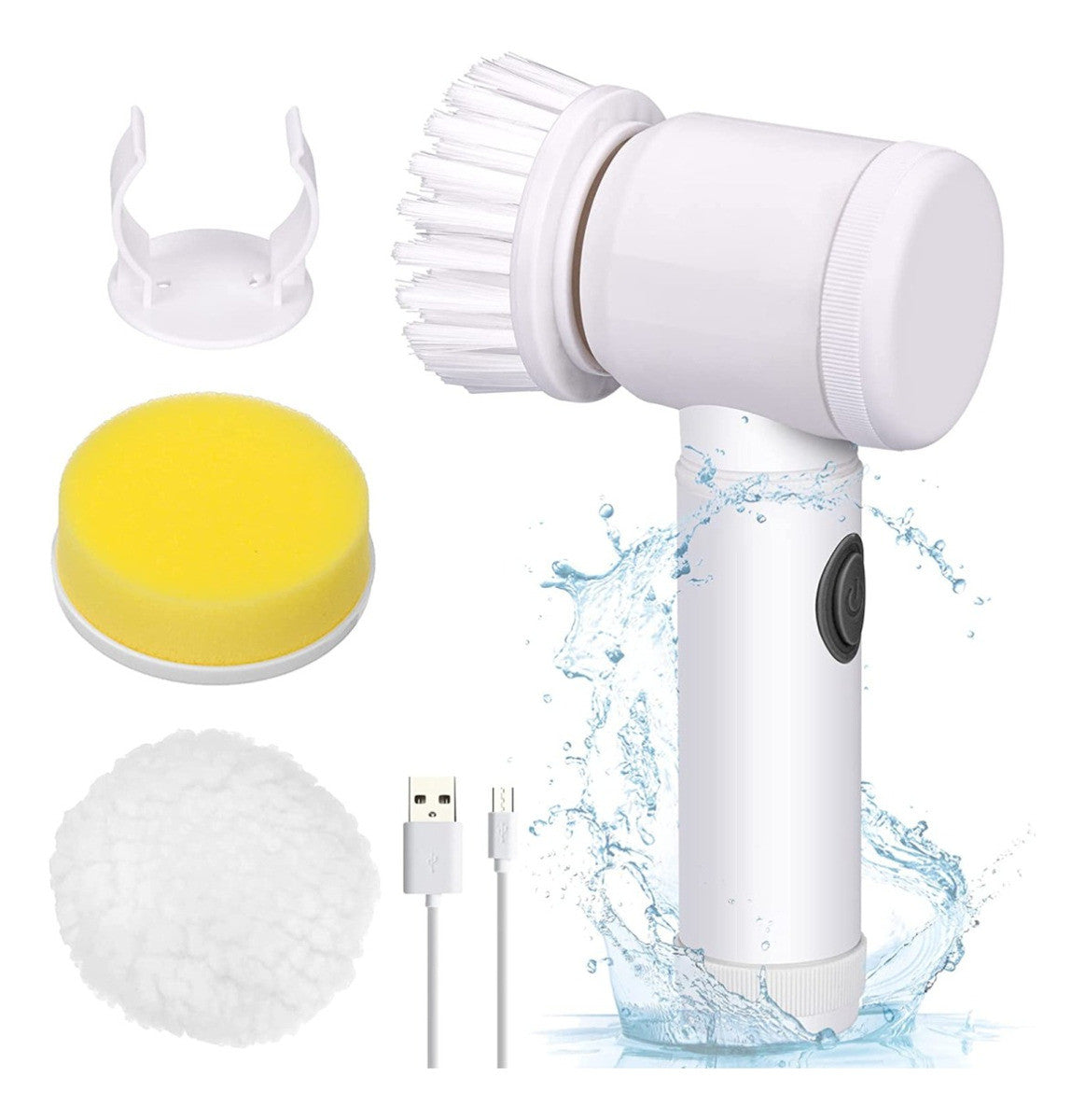 Cepillo Limpiador Giratorio 3 en 1 – Limpieza sin esfuerzos 🧼💪
