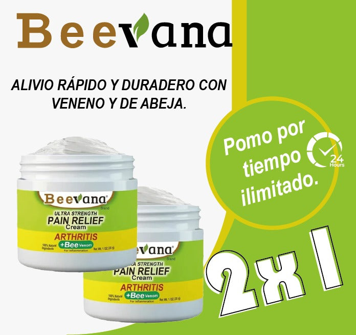Beevana Crema para Dolores Y Articulaciones 2x1