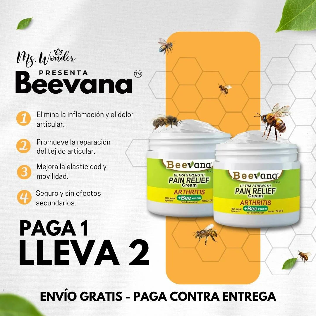 Beevana Crema para Dolores Y Articulaciones 2x1
