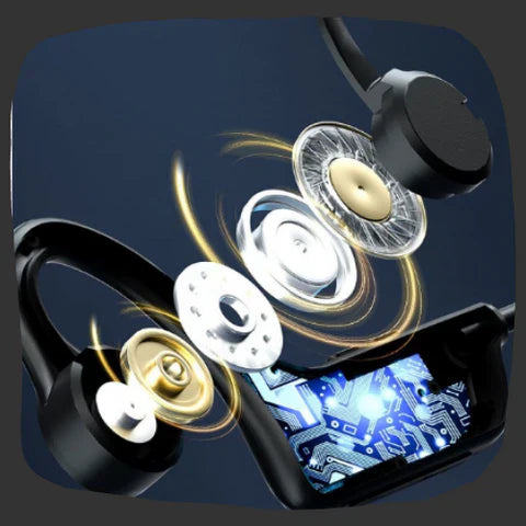 AUDIFONOS AURICULARES DE CONDUCCIÓN ÓSEA S9 ✅ 50% DESCUENTO
