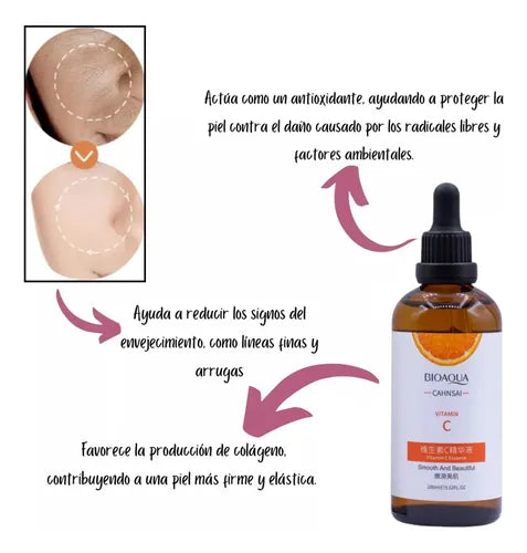 Serum Facial de vitamina C – Bioaqua x2 Unidades