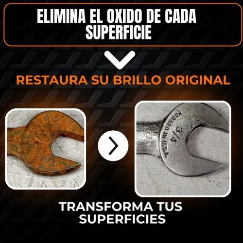 Quita oxido y corrosión de Addio Sporco.