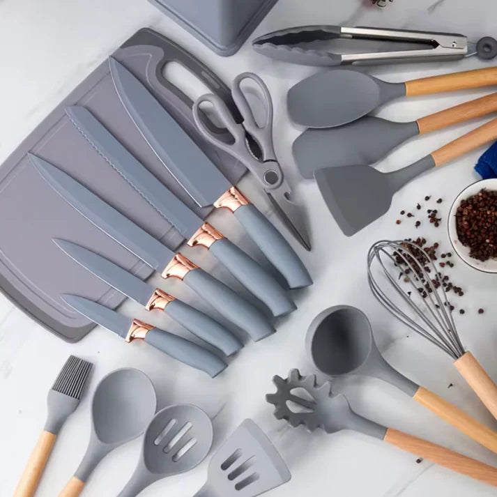 MasterChef Pro™ - Set de 19 Instrumentos de Cocina de Silicona