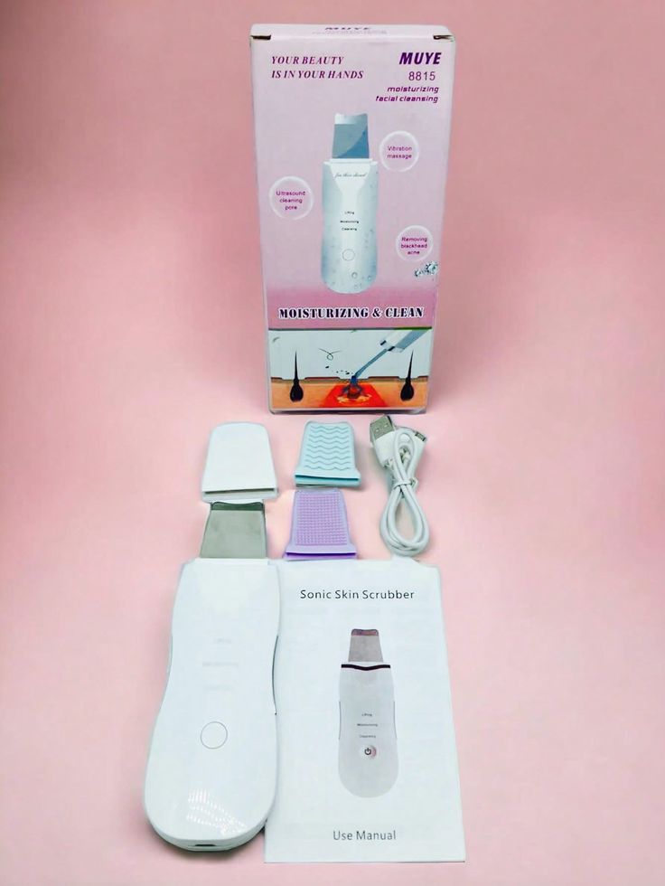 Limpiador facial 3 en 1 Espátula Ultrasónica 30% DESCUENTO ✅