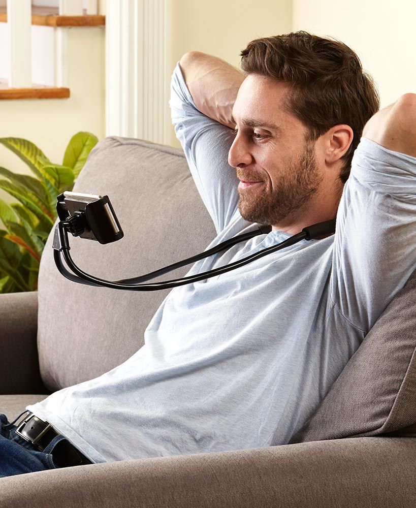 Soporte manos libres cuello para celular 30% de descuento