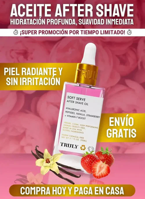 OFERTA X2 TRULY Aceite para después de afeitar, Aclara, Hidrata y Suaviza tus Zonas Íntimas. 🌸