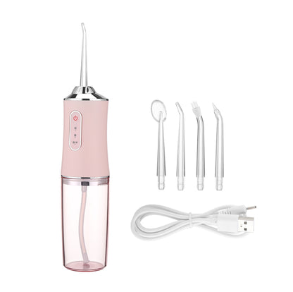 Irrigador Bucal Portatil Limpieza Dental 4 boquillas