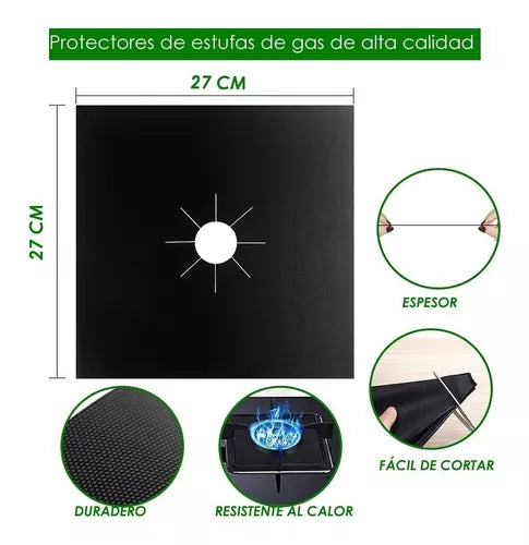 PROTECTOR PARA ESTUFA SET 10 UNIDADES ✅