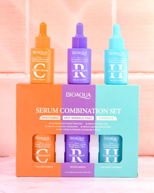 Kit x3 Esencial de Serums Bioaqua