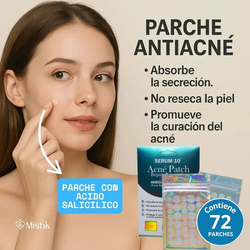 Parches invisibles con Ácido Salicílico- Bye Acné.
