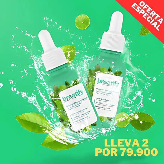 Breatify® GOTAS NATURALES PARA EL MAL ALIENTO + LLEVÁTE 1 GRATIS!