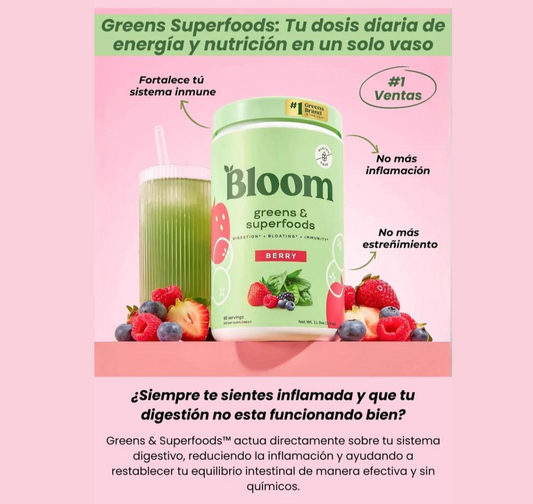 🍃 Bloom Nutrition Green Superfood - suplemento🌿🥤