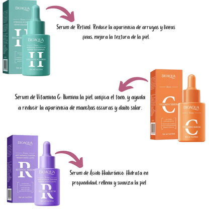 Kit x3 Esencial de Serums Bioaqua