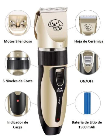 KIT MÁQUINA DE MASCOTA PROFESIONAL
