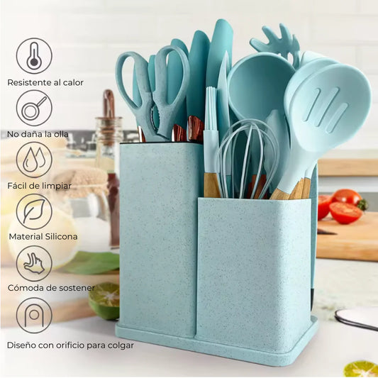 MasterChef Pro™ - Set de 19 Instrumentos de Cocina de Silicona