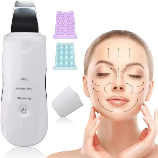 Limpiador facial 3 en 1 Espátula Ultrasónica 30% DESCUENTO ✅
