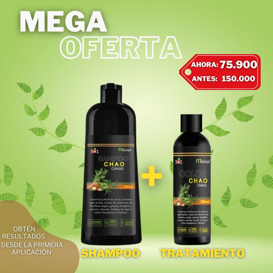 Shampoo chao canas + tratamiento🌿💆‍♀️